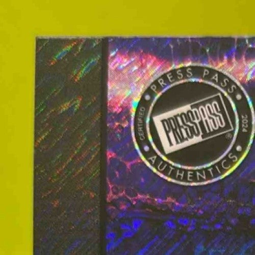 2024 Leaf Collective Cameron Ward Press Pass Auto Shimmer Black /6 Hurricanes - Sports Cards