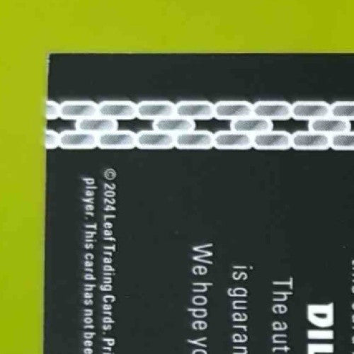 2024 Leaf Collective Dillon Gabriel Press Pass Auto Shimmer Light Blue /20 Ducks - Sports Cards