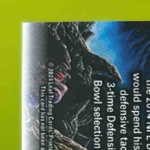 2024 Leaf Electrum Aaron Donald Heavy Metal Sparkle Bronze /45 Los Angeles Rams - Sports Cards