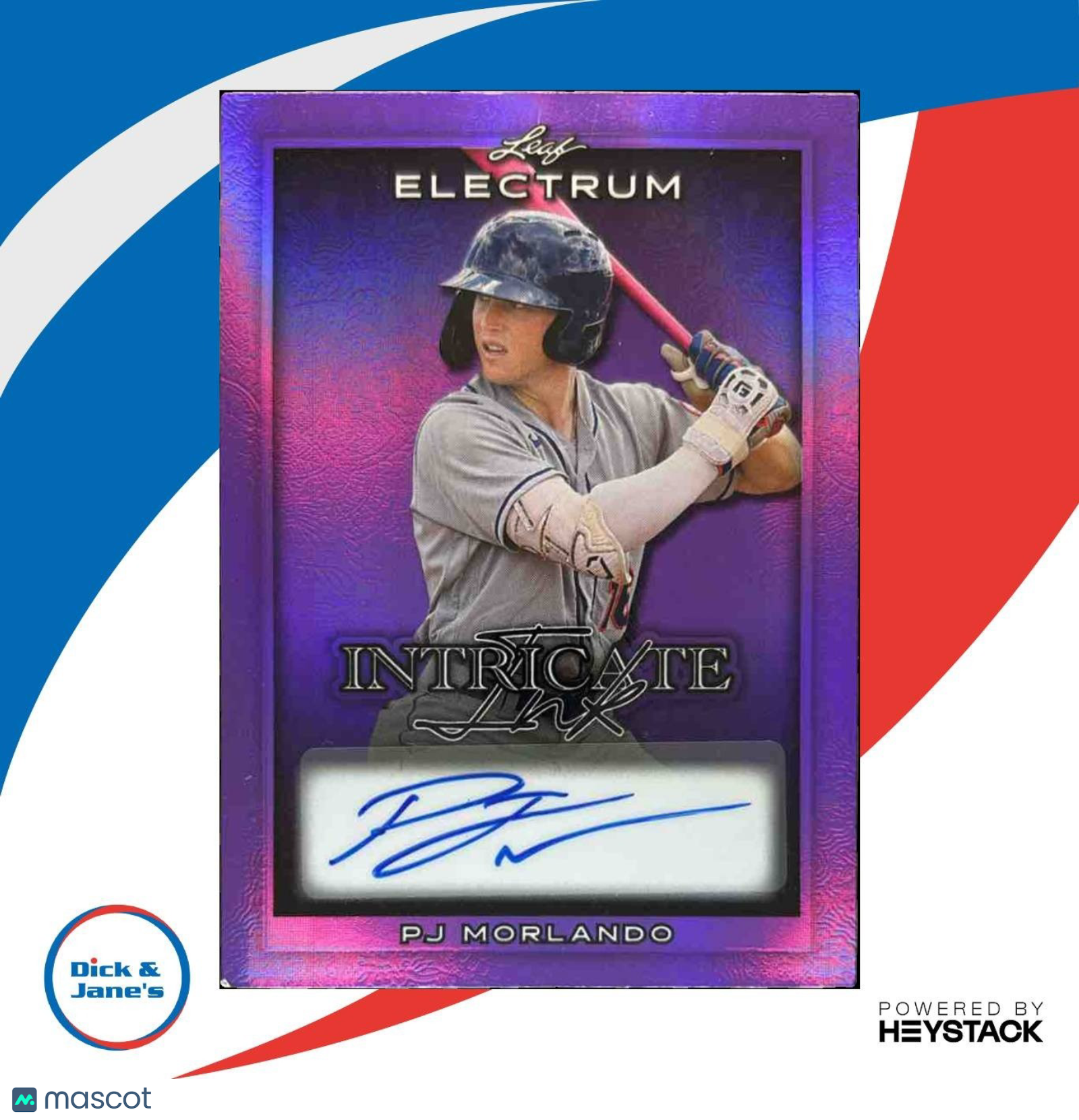 2024 Leaf Electrum PJ Morlando Intricate Ink Purple /25 #IIN-PJM Auto - Sports Cards