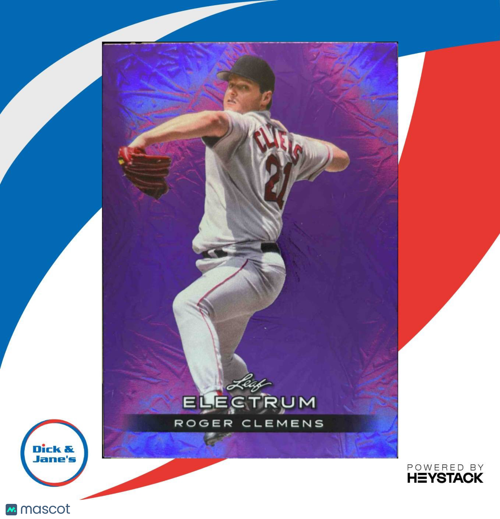 2024 Leaf Electrum Roger Clemens Purple /49 #60 - Sports Cards