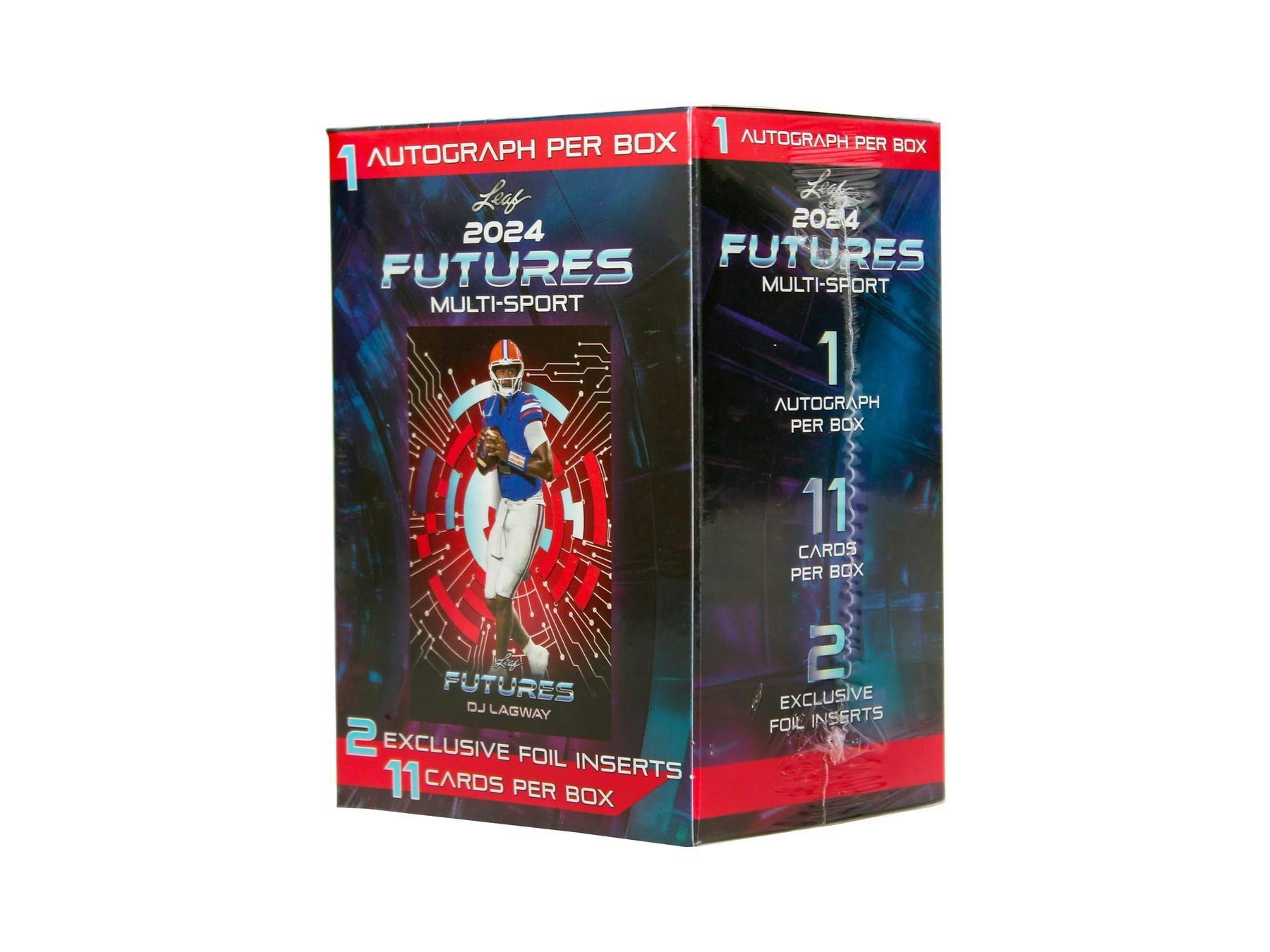 2024 Leaf Futures Multisport Blaster Box (1 Auto) Jayden Daniels Yamal Travis Bazzana - NFL Hobby Box