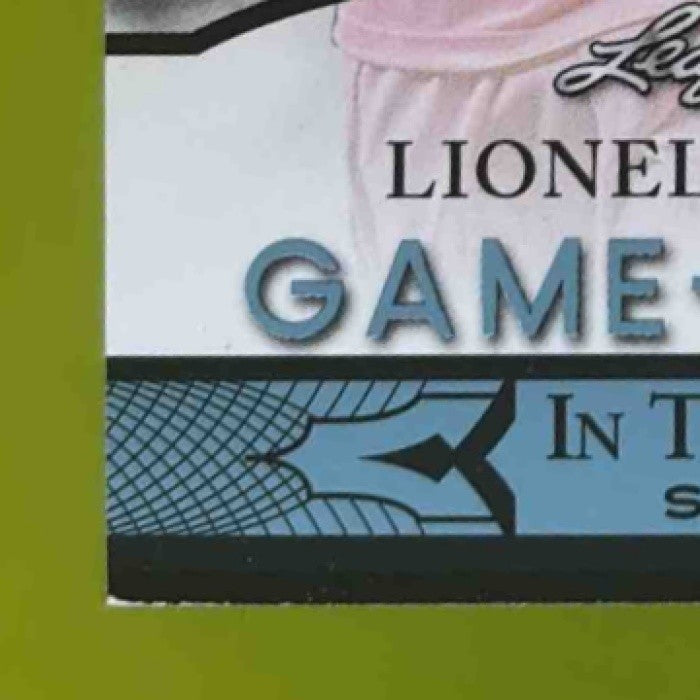 2024 Leaf In The Game Game Used Patch (PINK COLOR MATCH) Lionel Messi MEM - Sports Cards