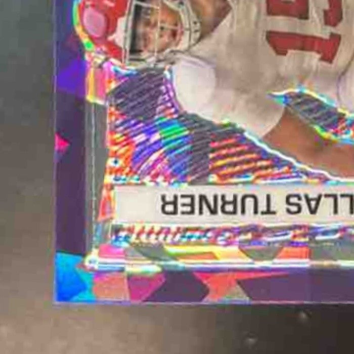 2024 Leaf Metal Dallas Turner So Money! Crystal Purple /6 Auto Crimson Tide - Sports Cards