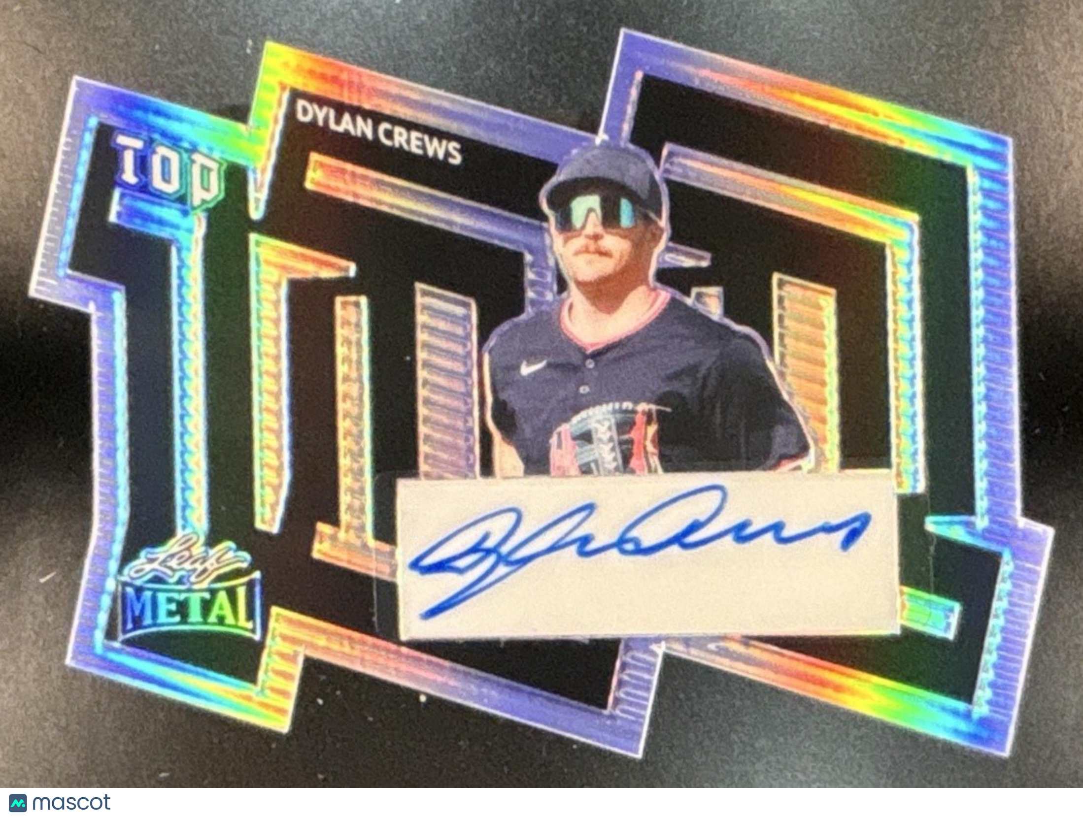 2024 Leaf Metal Dylan Crews Top 100 Auto /5 #T-DC1 Auto - Sports Cards