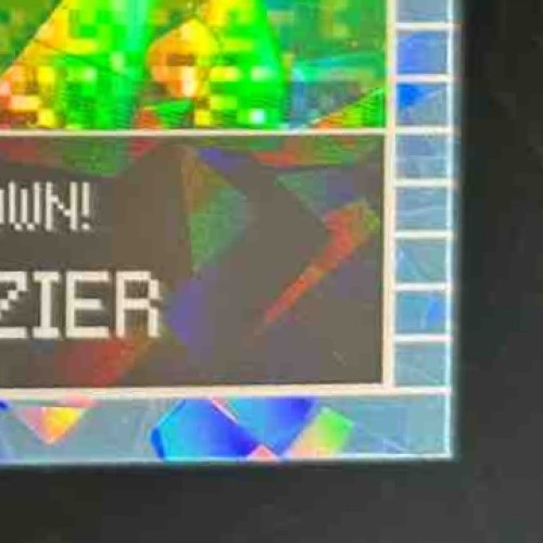 2024 Leaf Mike Rozier Pro Set Pixel Bowl ’89 Crystal Light Blue 1/1 Falcons - Sports Cards