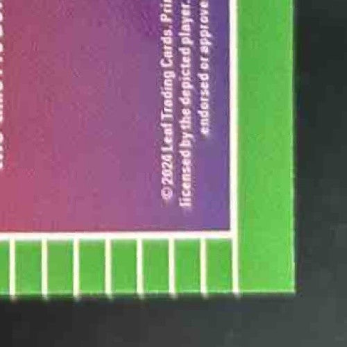 2024 Leaf Mike Rozier Pro Set Pixel Bowl ’89 Crystal Light Blue 1/1 Falcons - Sports Cards