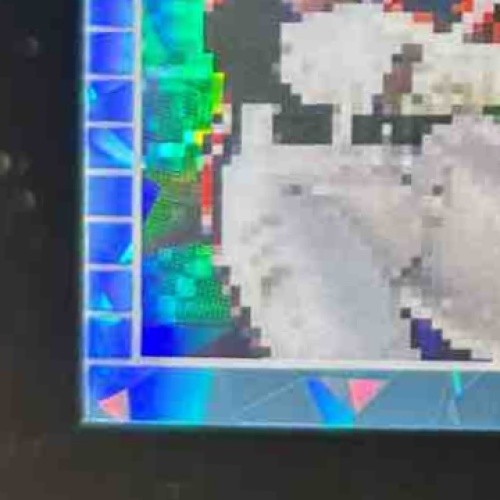 2024 Leaf Mike Rozier Pro Set Pixel Bowl ’89 Crystal Light Blue 1/1 Falcons - Sports Cards