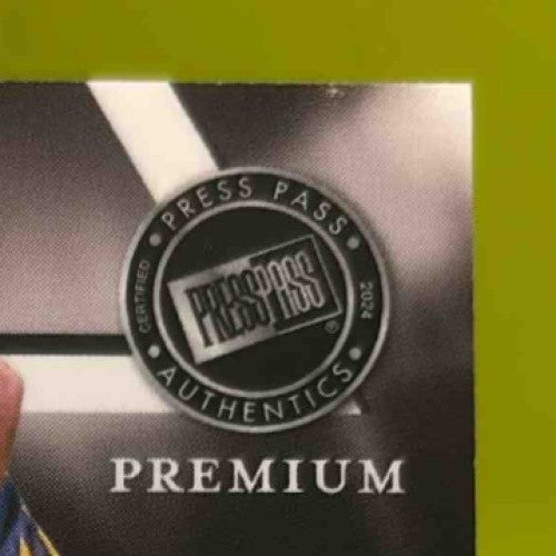 2024 Leaf Press Pass Premium Jackson Chourio Auto Brite /199 Rookie Card - Sports Cards