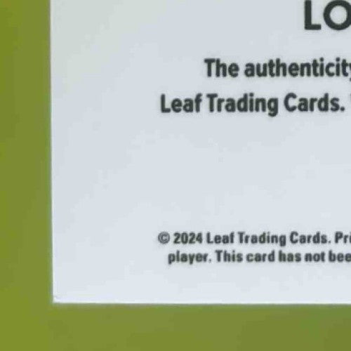 2024 Leaf Press Pass Premium Logan Evans Auto Reflector Prismatic Silver /35 - Sports Cards
