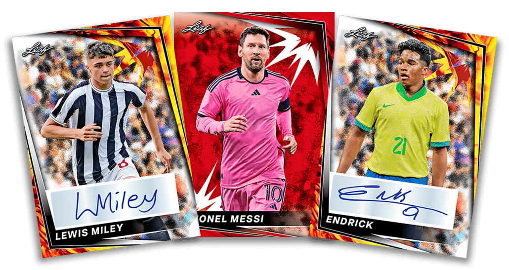 2024 Leaf Soccer Blaster Box (1 Autograph / Box) 10 Card Set - FIFA Blaster Box