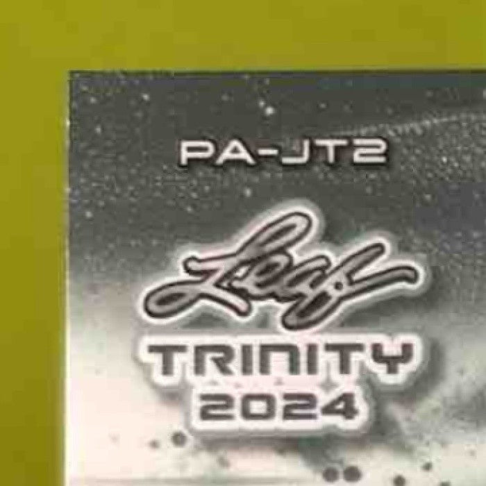 2024 Leaf Trinity Jonah Tong Patch Auto Bronze 13/99 #PA-JT2 MEM - Sports Cards