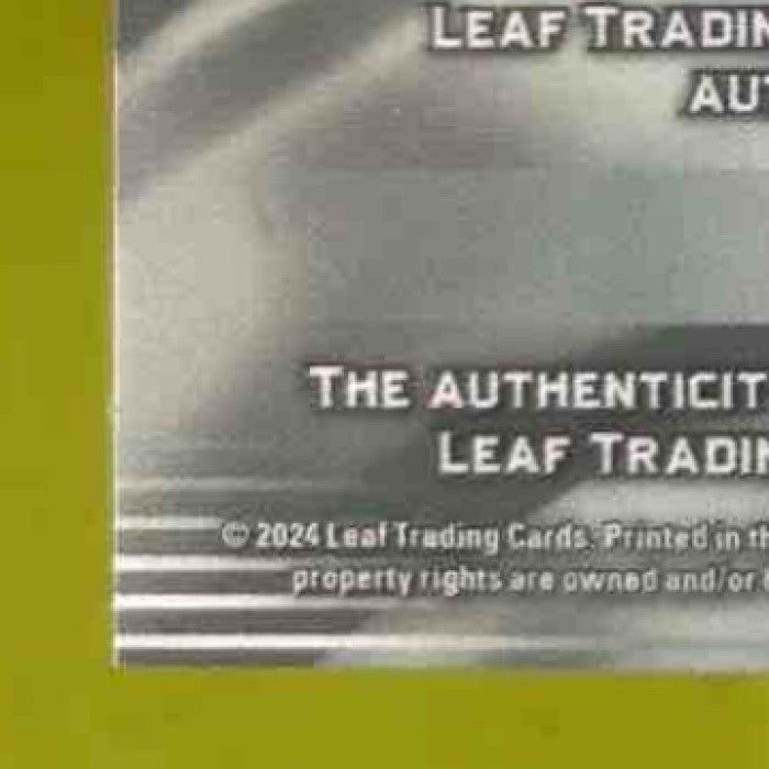 2024 Leaf Trinity Jonah Tong Patch Auto Bronze 13/99 #PA-JT2 MEM - Sports Cards