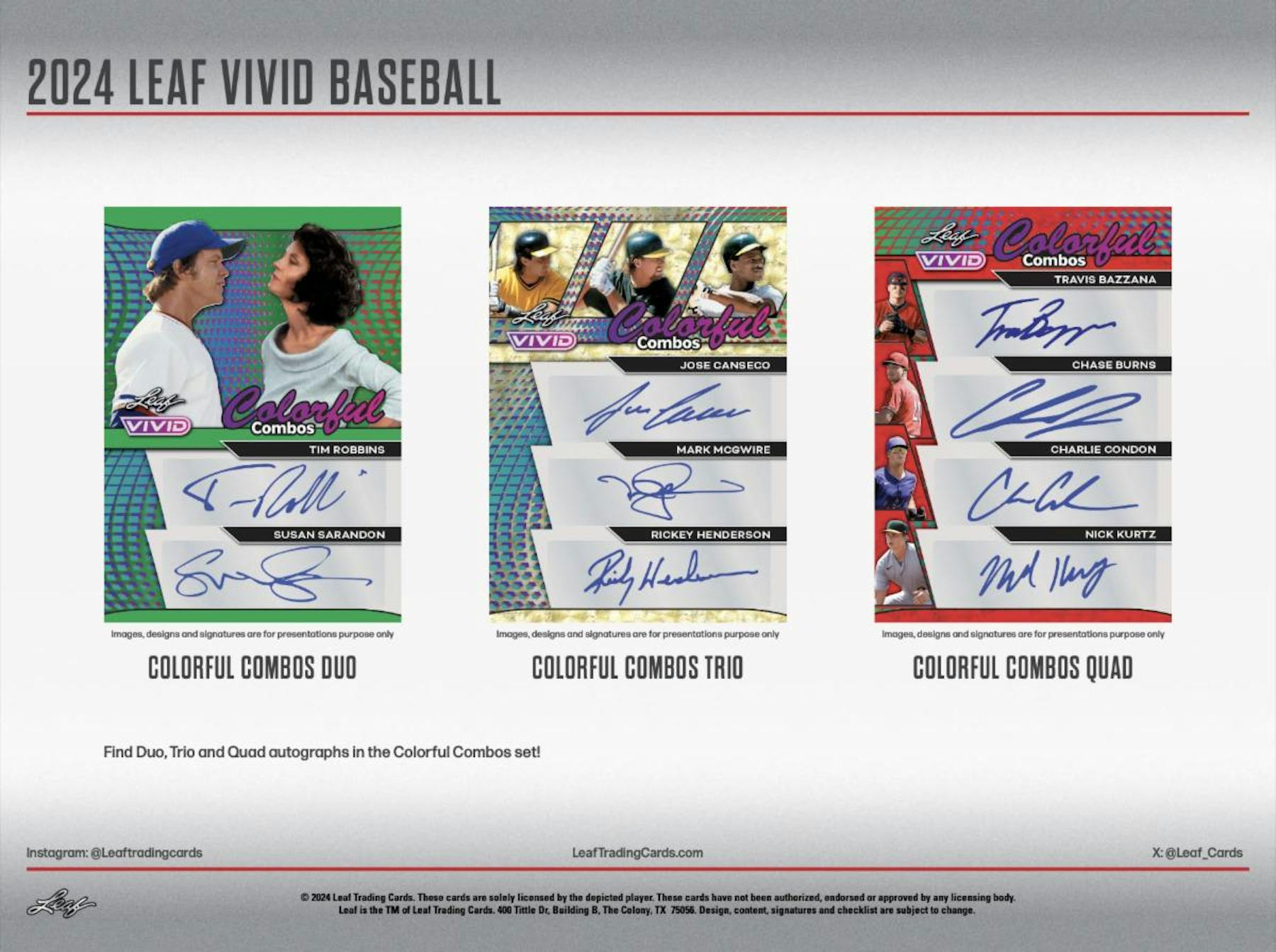 2024 Leaf Vivid Baseball Hobby Box (5 Autos) Skenes Whit Jr Holliday Charli Condon - MLB Hobby Box