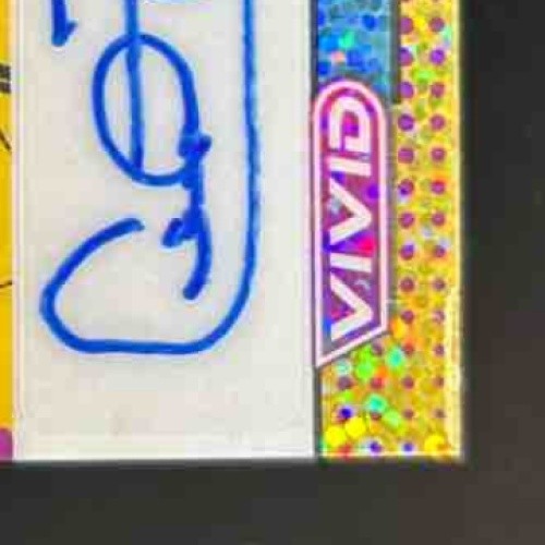 2024 Leaf Vivid Cecil Fielder Pop Art Sparkle Yellow 4/10 Auto Detroit Tigers - Sports Cards