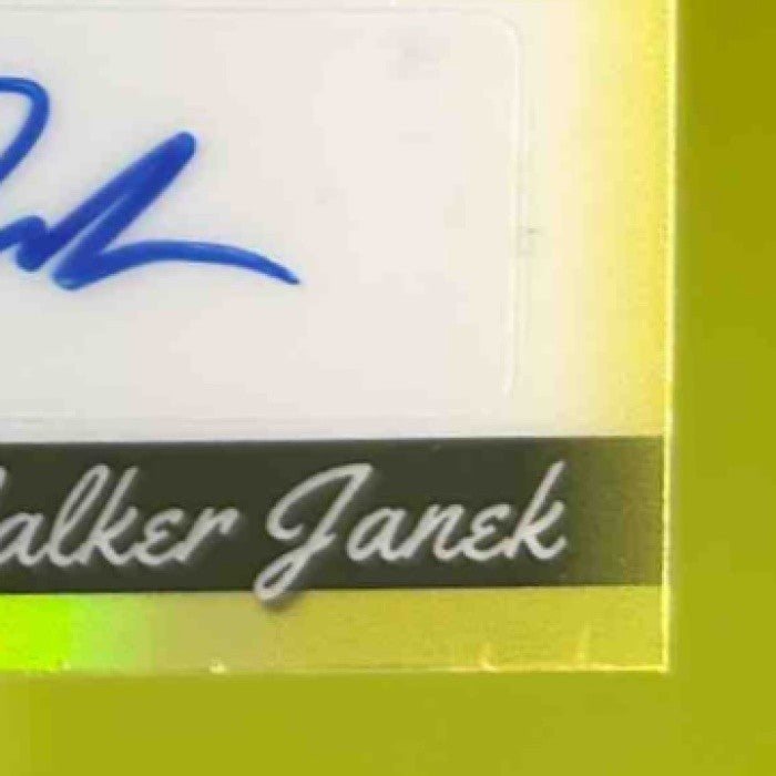 2024 Leaf Vivid Walker Janek Power Brokers Yellow /10 Auto Houston Astros - Sports Cards
