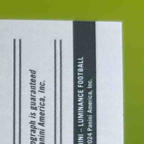 2024 Luminance Patrick Surtain Shutter Signatures Gold /50 Auto Miami Dolphins - Sports Cards