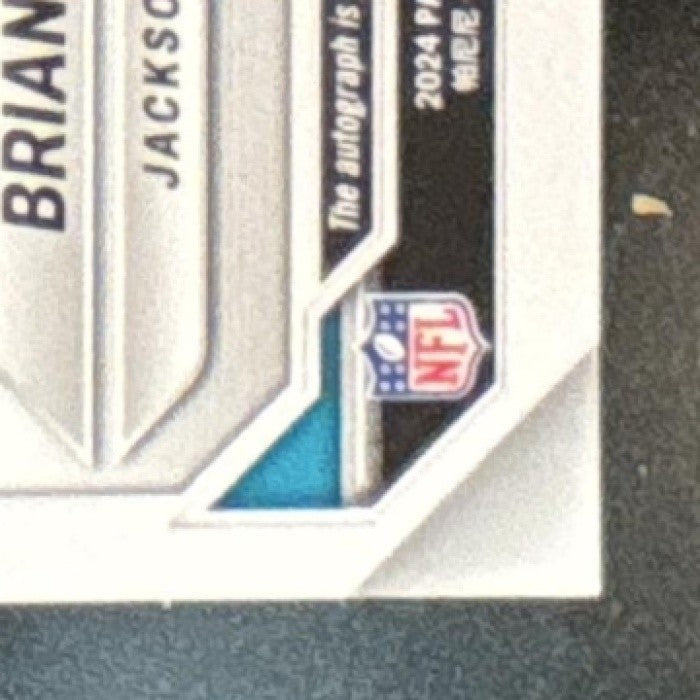 2024 Mosaic Brian Thomas Jr. Showtime Signatures Blue /99 RC Auto Jaguars - Sports Cards