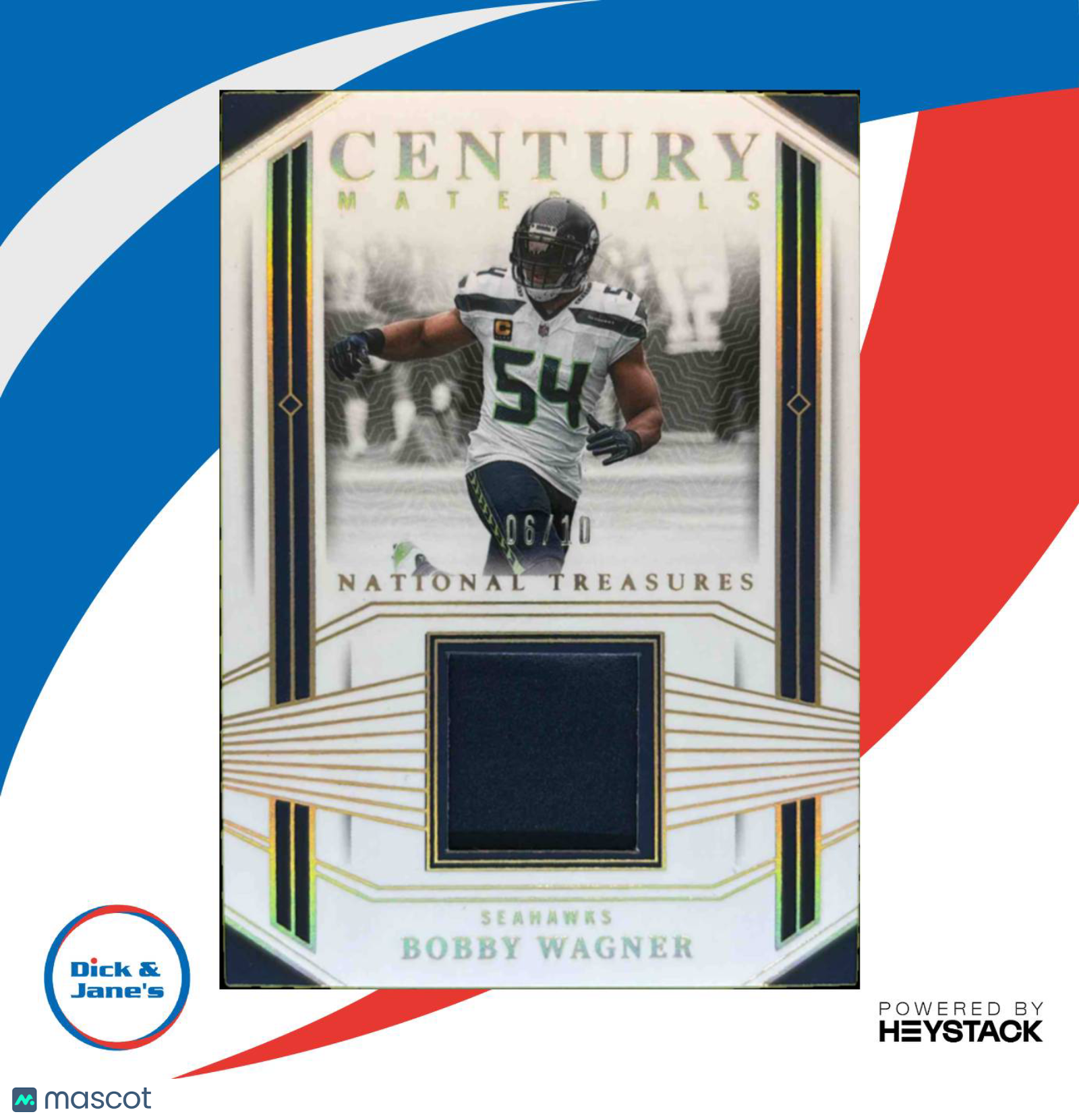 2024 National Treasures Bobby Wagner Premium Gold 6/10 #98 Washington Commanders Sports Cards
