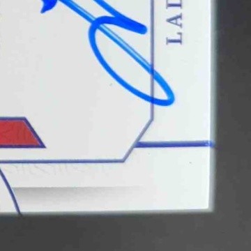 2024 National Treasures Collegiate MEM Signatures Ladd McConkey Blue /49 Auto - Sports Cards