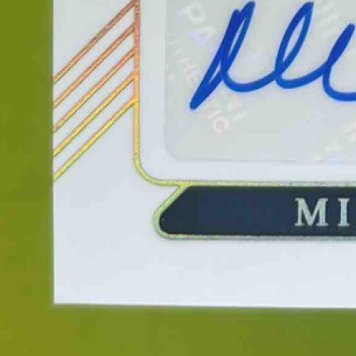 2024 National Treasures Mike Vrabel Lasting Legacies Auto Relic Holo Gold 5/10 - Sports Cards