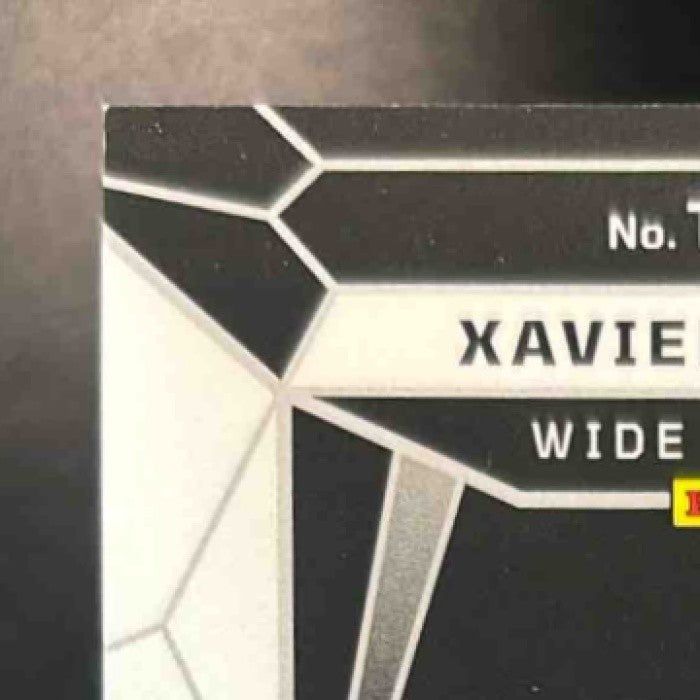 2024 Obsidian Xavier Worthy Trifecta Swatches Silver /99 MEM RC Chiefs - Sports Cards