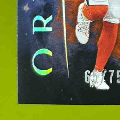 2024 Origins Audric Estime Rookie Jumbo Jersey Auto Orange Patch /75 Broncos - Sports Cards