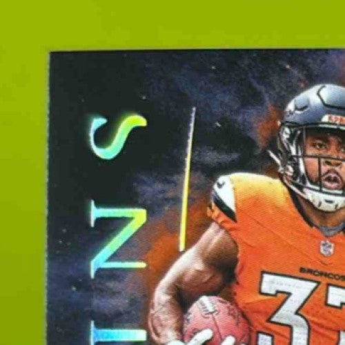 2024 Origins Audric Estime Rookie Jumbo Jersey Auto Orange Patch /75 Broncos - Sports Cards