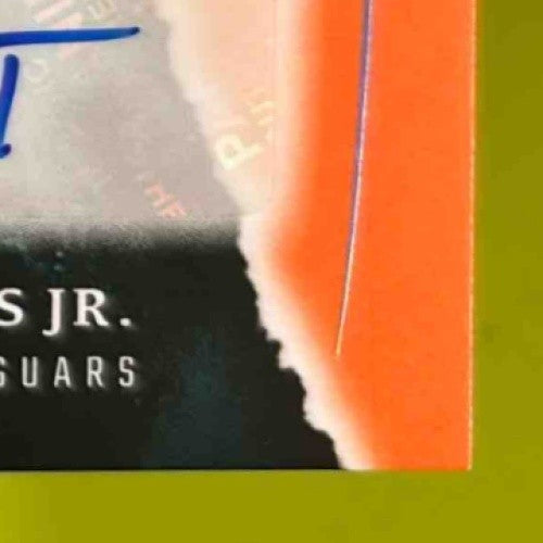 2024 Origins Brian Thomas Jr. Rookie Jumbo Jersey Auto Orange Patch /75 Jaguars - Sports Cards