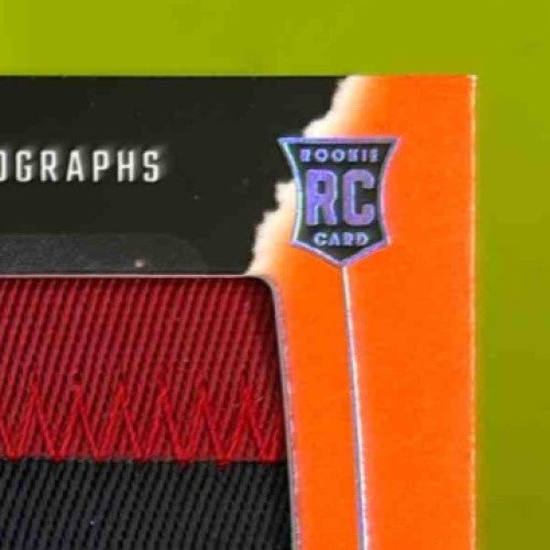 2024 Origins Cade Stover Rookie Jumbo Jersey Auto Orange Patch /75 Texans - Sports Cards