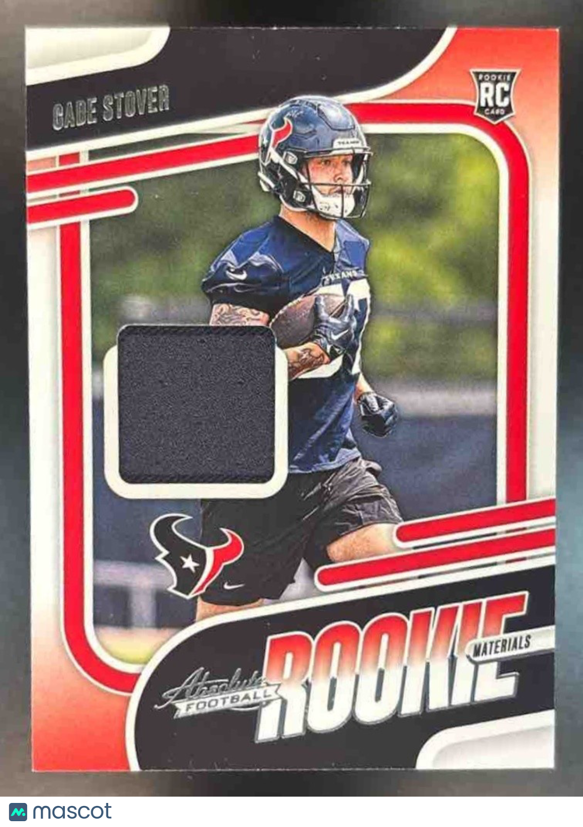 2024 Panini Absolute Cade Stover Rookie Materials MEM RC Houston Texans - Sports Cards