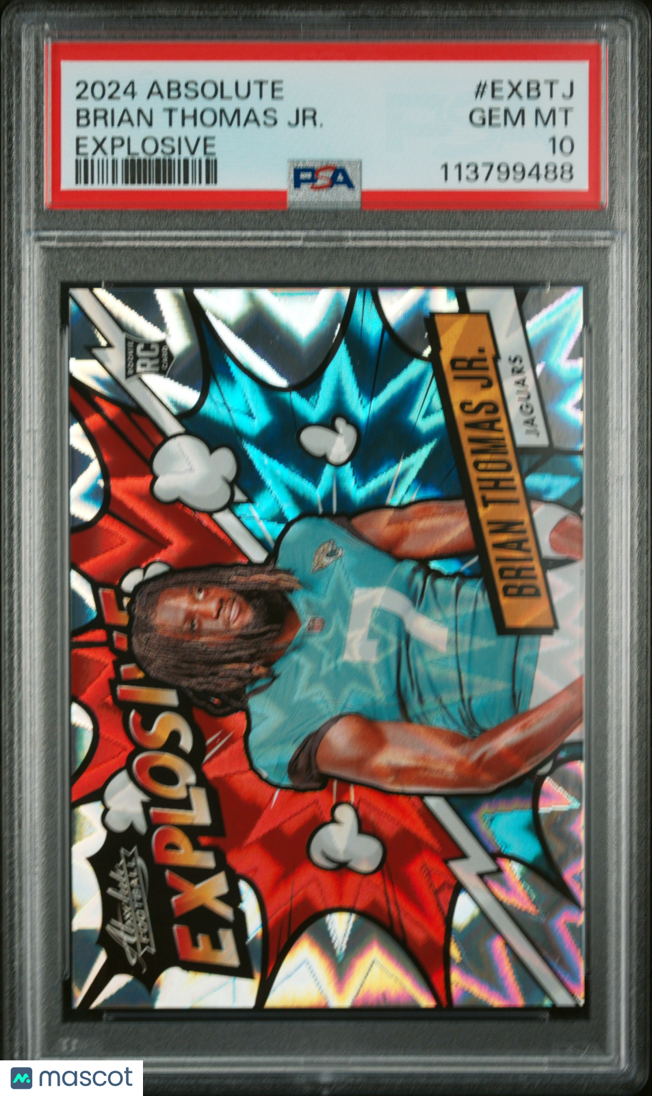 2024 Panini Absolute Explosive Brian Thomas JR. #EXBTJ PSA 10 - Graded Sports Cards