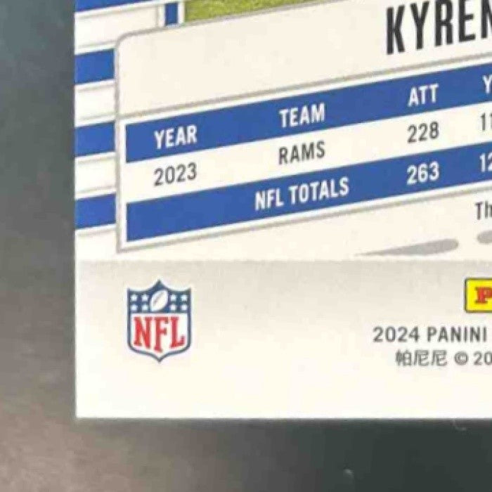 2024 Panini Absolute Kyren Williams Signatures #62 Auto Los Angeles Rams - Sports Cards