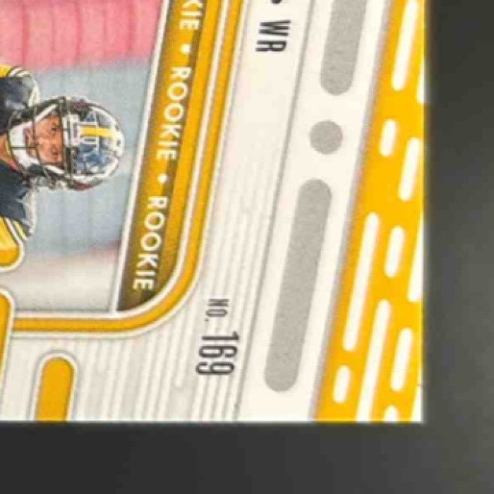 2024 Panini Absolute Roman Wilson Rookies Orange Mosaic /299 #169 RC Steelers - Sports Cards