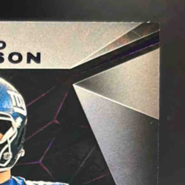 2024 Panini Black Theo Johnson Rookie Auto Royal /99 #190 RC New York Giants - Sports Cards