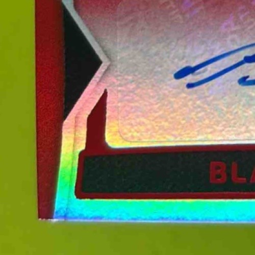 2024 Panini Certified Blake Corum Freshman Fabric Mirror Signature Red /199 Rams - Sports Cards