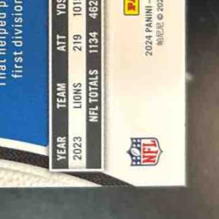 2024 Panini Certified David Montgomery Gold /15 #31 Detroit Lions - Sports Cards
