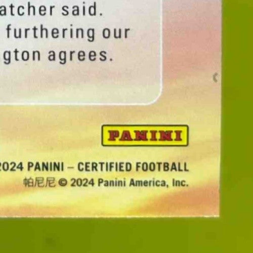 2024 Panini Certified Jayden Daniels Franchise Foundations #6 RC Commanders - Sports Cards