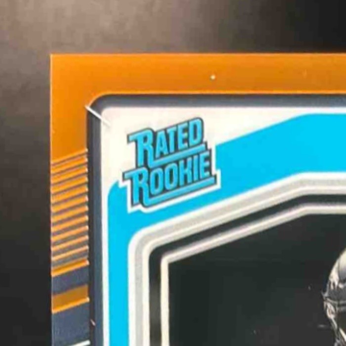 2024 Panini Clearly Donruss Troy Franklin Orange /199 #82 Rated Denver Broncos - Sports Cards