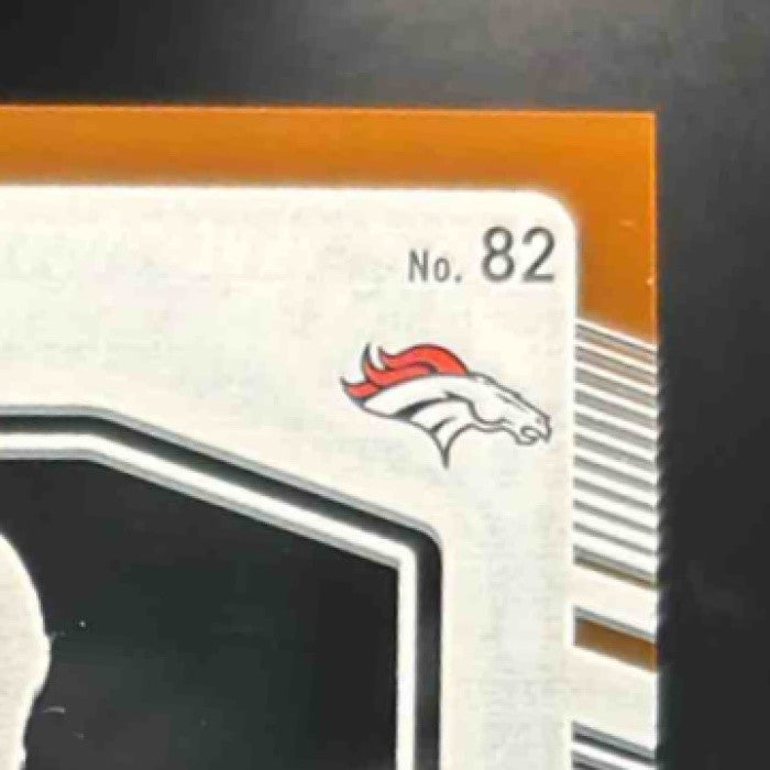 2024 Panini Clearly Donruss Troy Franklin Orange /199 #82 Rated Denver Broncos - Sports Cards