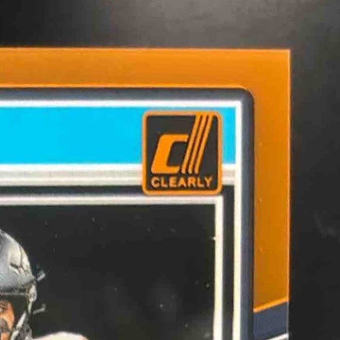2024 Panini Clearly Donruss Troy Franklin Orange /199 #82 Rated Denver Broncos - Sports Cards