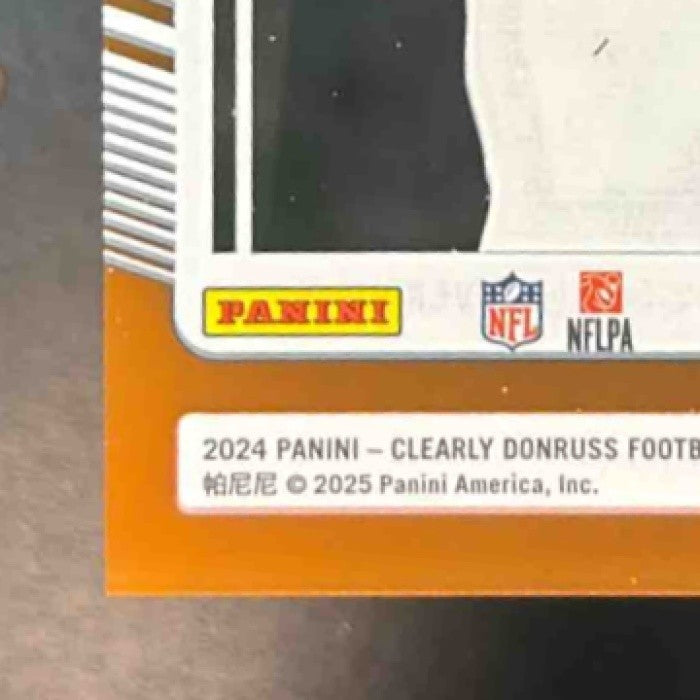 2024 Panini Clearly Donruss Troy Franklin Orange /199 #82 Rated Denver Broncos - Sports Cards