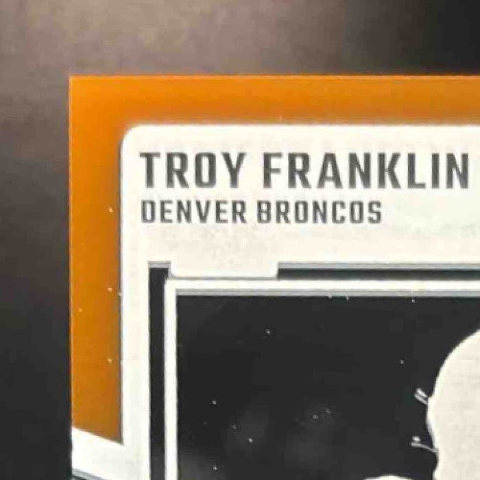 2024 Panini Clearly Donruss Troy Franklin Orange /199 #82 Rated Denver Broncos - Sports Cards