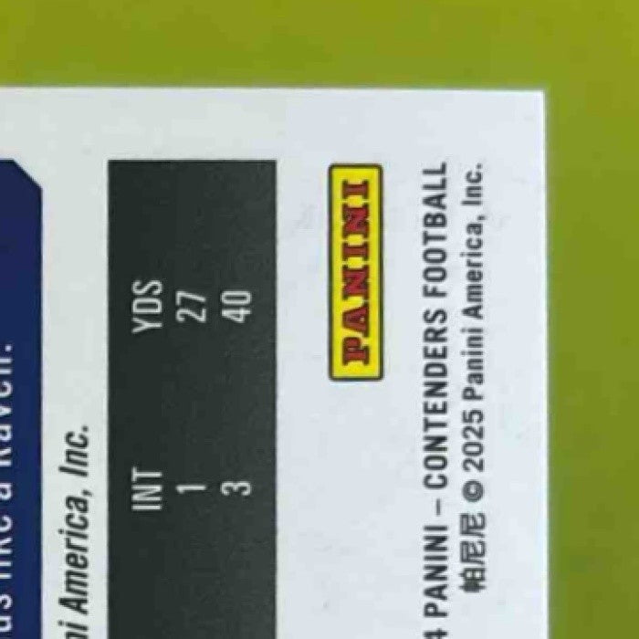 2024 Panini Contenders Beau Brade Rookie Ticket Auto Opening Kickoff RC Ravens - Sports Cards