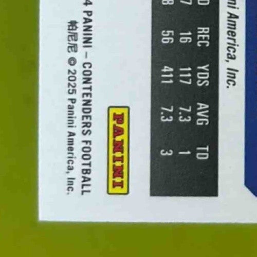 2024 Panini Contenders Blake Corum Rookie Ticket RPS Auto #112 Los Angeles Rams - Sports Cards