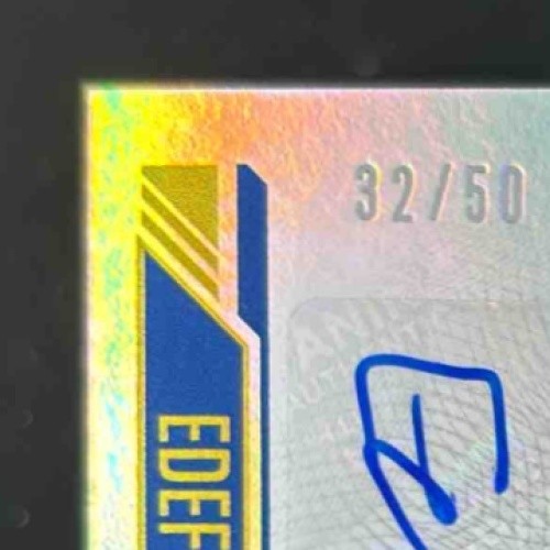 2024 Panini Contenders Edefuan Ulofoshio Rookie Auto Midfield /50 #240 Bills - Sports Cards