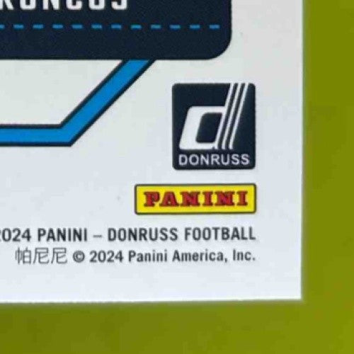 2024 Panini Donruss Bo Nix Press Proof Red #369 Rated Rookie Denver Broncos - Sports Cards