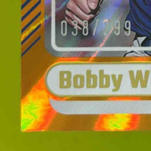 2024 Panini Donruss Bobby Witt Jr. Orange Laser 38/299 #1 Kansas City Royals - Sports Cards