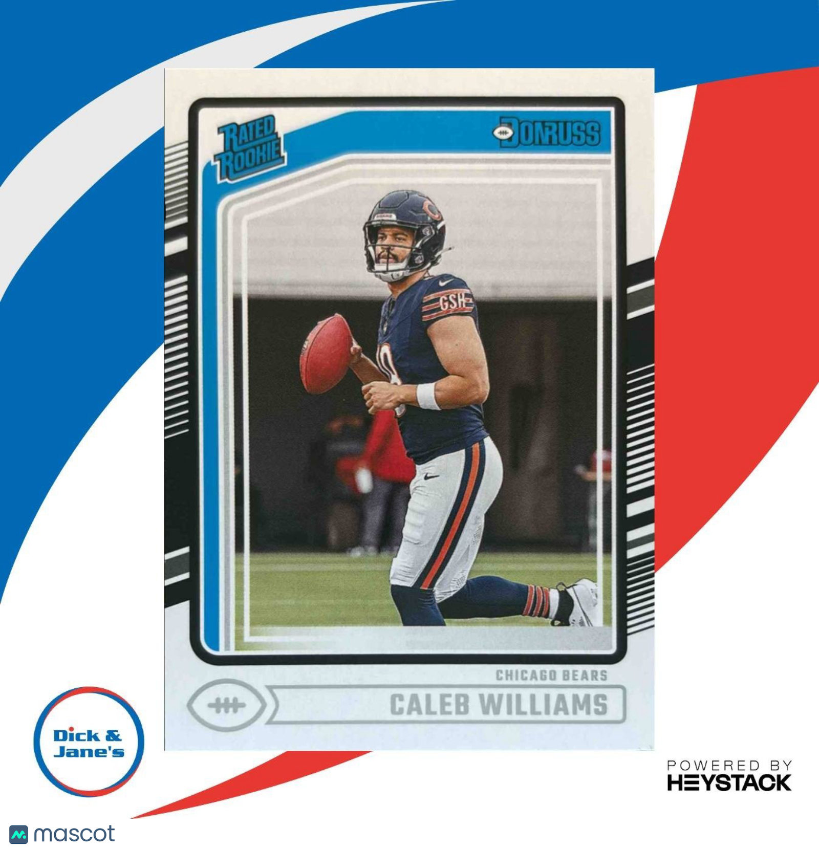 2024 Panini Donruss Caleb Williams #327 RC Rated Rookie Chicago Bears - Sports Cards