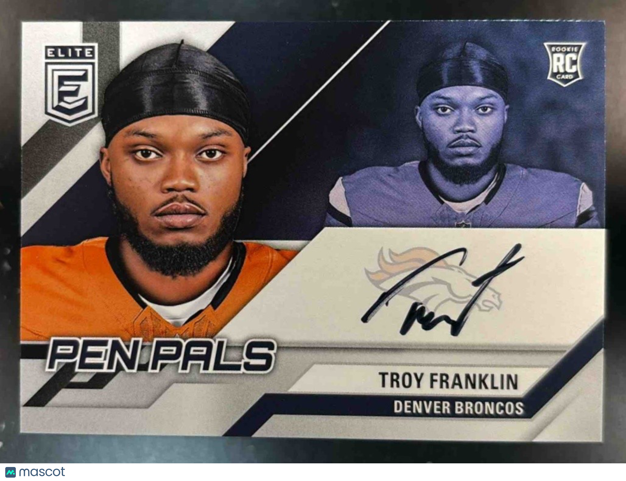 2024 Panini Donruss Elite Troy Franklin Pen Pals #PAL-TFR Auto RC Denver Broncos - Sports Cards